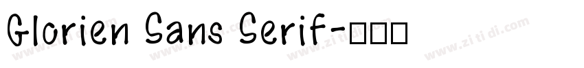 Glorien Sans Serif字体转换